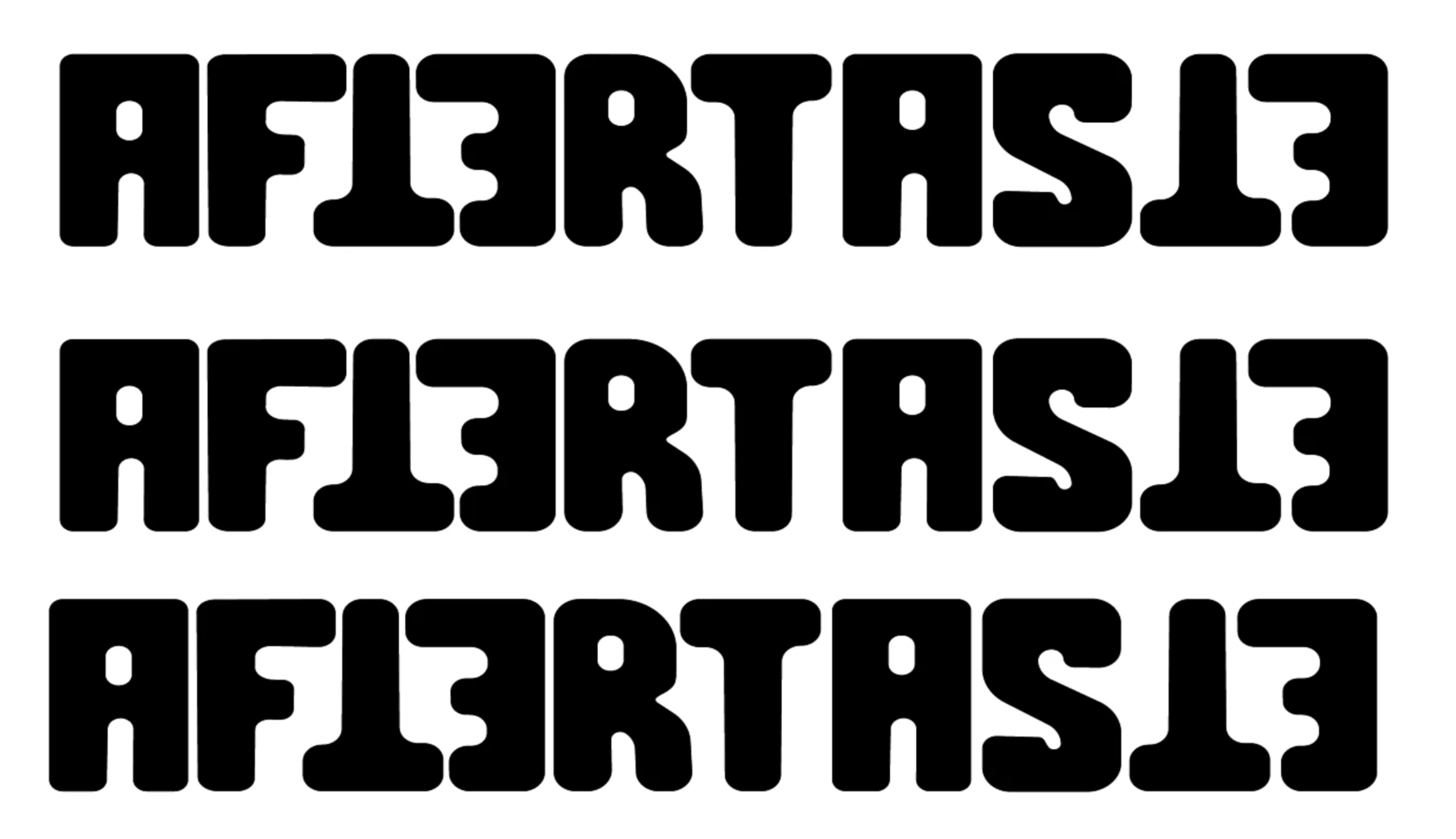 The Aftertaste wordmark